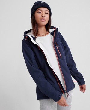 Superdry Winter Hooded SD-Windtrekker Női Kabát Sötétkék | NKIBS1834